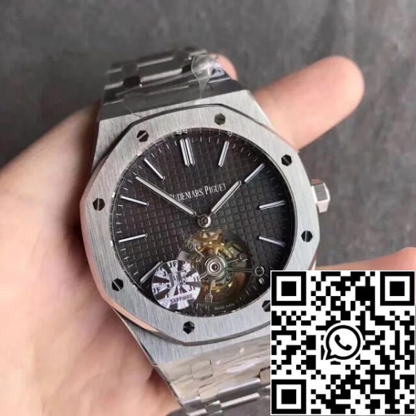 Audemars Piguet Royal Oak Tourbillon 26510PT OO 1220PT 01 1 1 Best Edition JF Factory Grey Dial EU Watch Store 4904 Audemars Piguet Royal Oak Tourbillon 26510PT.OO.1220PT.01 1:1 Best Edition JF Factory Grey Dial