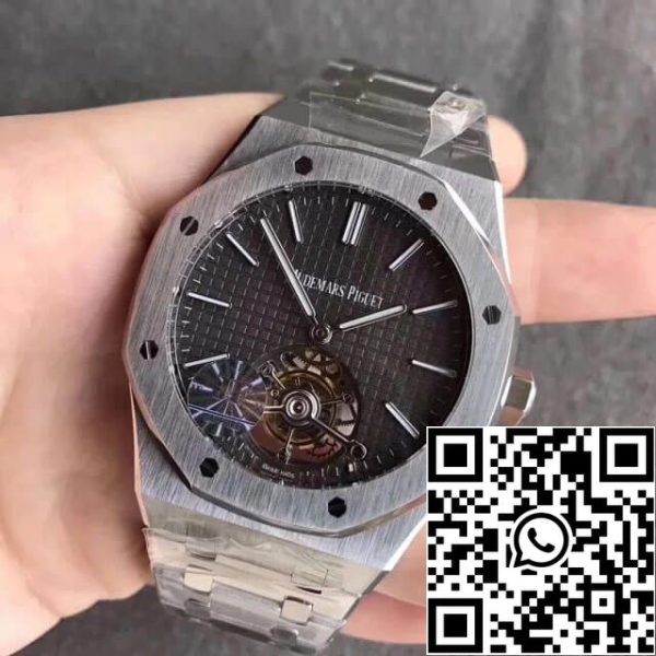 Audemars Piguet Royal Oak Tourbillon 26510PT OO 1220PT 01 1 1 Best Edition JF Factory Grey Dial EU Watch Store 6945 Audemars Piguet Royal Oak Tourbillon 26510PT.OO.1220PT.01 1:1 Best Edition JF Factory Grey Dial