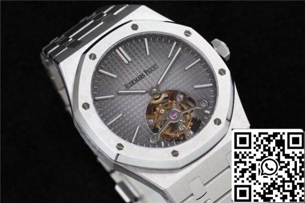 Audemars Piguet Royal Oak Tourbillon 26510PT OO 1220PT 01 1 1 Best Edition R8 Factory Sötét szürke számlap EU Watch Store 3531 Audemars Piguet Royal Oak Tourbillon 26510PT.OO.1220PT.01 1:1 Best Edition R8 Factory Sötét szürke számlap