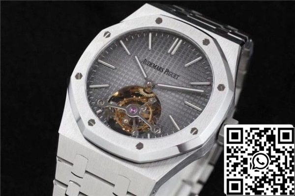 Audemars Piguet Royal Oak Tourbillon 26510PT OO 1220PT 01 1 1 Mejor Edición R8 Factory Esfera Gris Oscuro EU Watch Store 6776 Audemars Piguet Royal Oak Tourbillon 26510PT.OO.1220PT.01 1:1 Mejor Edición R8 Factory Esfera Gris Oscuro