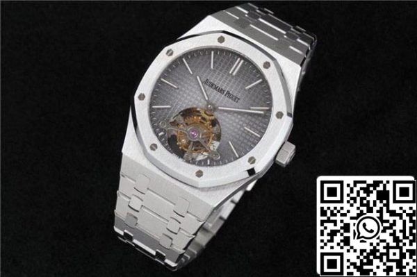 Audemars Piguet Royal Oak Tourbillon 26510PT OO 1220PT 01 1 1 Best Edition R8 Factory Sötét szürke számlap EU Watch Store 8665 Audemars Piguet Royal Oak Tourbillon 26510PT.OO.1220PT.01 1:1 Best Edition R8 Factory Sötét szürke számlap