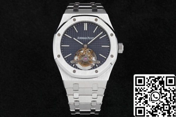 Audemars Piguet Royal Oak Tourbillon 26510ST OO 1220ST 01 1 1 Най-добро издание R8 Factory Blue Dial EU Watch Store 498 Audemars Piguet Royal Oak Tourbillon 26510ST.OO.1220ST.01 1:1 Най-добро издание R8 Factory Blue Dial