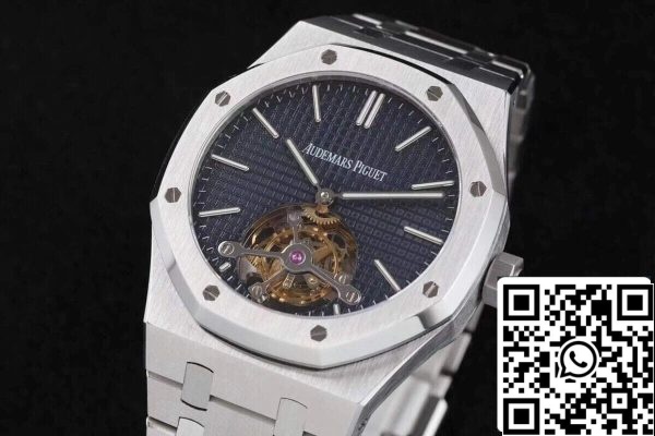 Audemars Piguet Royal Oak Tourbillon 26510ST OO 1220ST 01 1 1 Najboljša izdaja R8 Factory Blue Dial EU Watch Store 6699 Audemars Piguet Royal Oak Tourbillon 26510ST.OO.1220ST.01 1:1 Najboljša izdaja R8 Factory Blue Dial