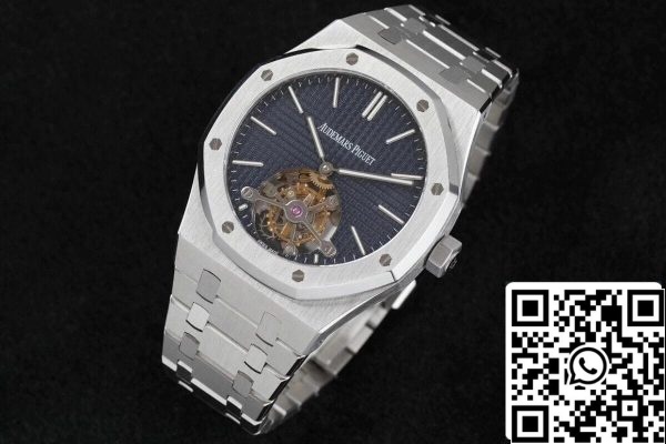 Audemars Piguet Royal Oak Tourbillon 26510ST OO 1220ST 01 1 1 Най-добро издание R8 Factory Blue Dial EU Watch Store 6768 Audemars Piguet Royal Oak Tourbillon 26510ST.OO.1220ST.01 1:1 Най-добро издание R8 Factory Blue Dial