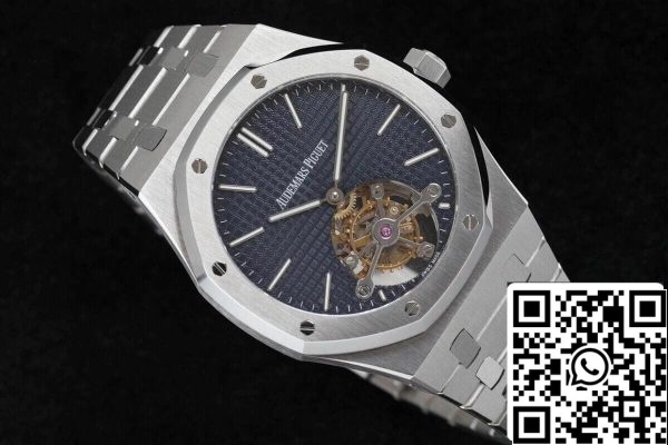 Audemars Piguet Royal Oak Tourbillon 26510ST OO 1220ST 01 1 1 Najboljša izdaja R8 Factory Blue Dial EU Watch Store 7484 Audemars Piguet Royal Oak Tourbillon 26510ST.OO.1220ST.01 1:1 Najboljša izdaja R8 Factory Blue Dial