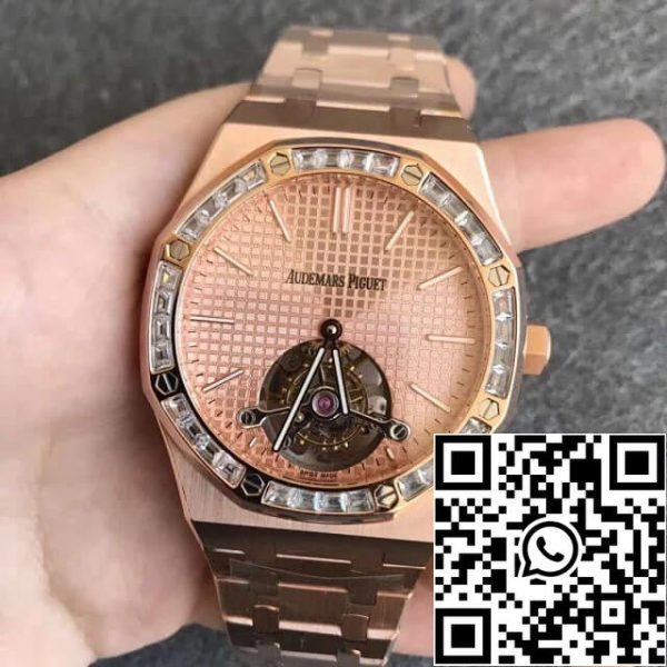 Audemars Piguet Royal Oak Tourbillon 26514OR ZZ 1220OR 01 1 1 Beste Editie R8 Fabriek Gouden Wijzerplaat EU-Horlogeswinkel 5993 Audemars Piguet Royal Oak Tourbillon 26514OR.ZZ.1220OR.01 1:1 Beste Editie R8 Fabriek Gouden Wijzerplaat