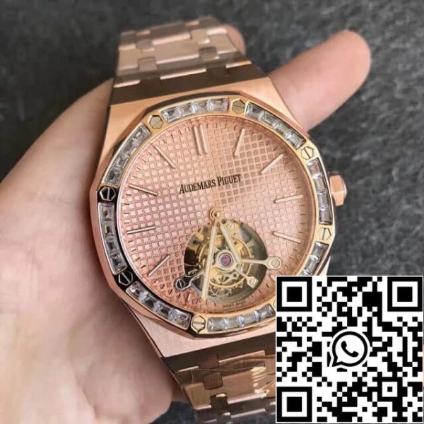 Audemars Piguet Royal Oak Tourbillon 26514OR ZZ 1220OR 01 1 1 Beste Editie R8 Fabriek Gouden Wijzerplaat EU-Horlogeswinkel 6854 Audemars Piguet Royal Oak Tourbillon 26514OR.ZZ.1220OR.01 1:1 Beste Editie R8 Fabriek Gouden Wijzerplaat