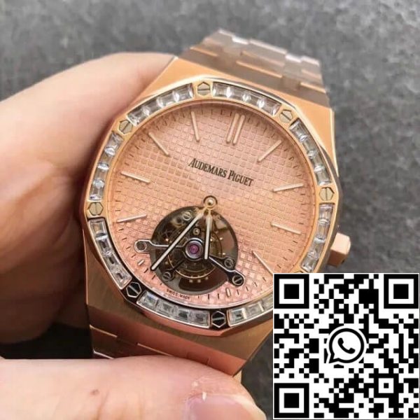 Audemars Piguet Royal Oak Tourbillon 26514OR ZZ 1220OR 01 1 1 Beste Editie R8 Fabriek Gouden Wijzerplaat EU-Horlogeswinkel 763 Audemars Piguet Royal Oak Tourbillon 26514OR.ZZ.1220OR.01 1:1 Beste Editie R8 Fabriek Gouden Wijzerplaat