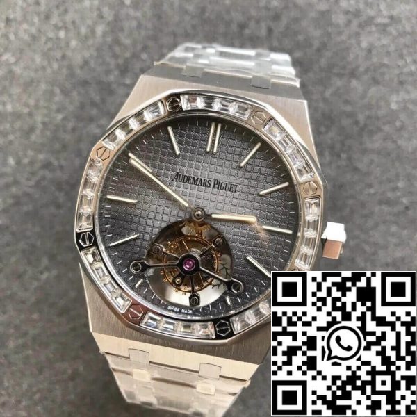 Audemars Piguet Royal Oak Tourbillon 26516PT ZZ 1220PT 01 1 1 Best Edition R8 Factory Diamond EU Boutique de montres 229 Audemars Piguet Royal Oak Tourbillon 26516PT.ZZ.1220PT.01 1:1 Best Edition R8 Factory Diamond