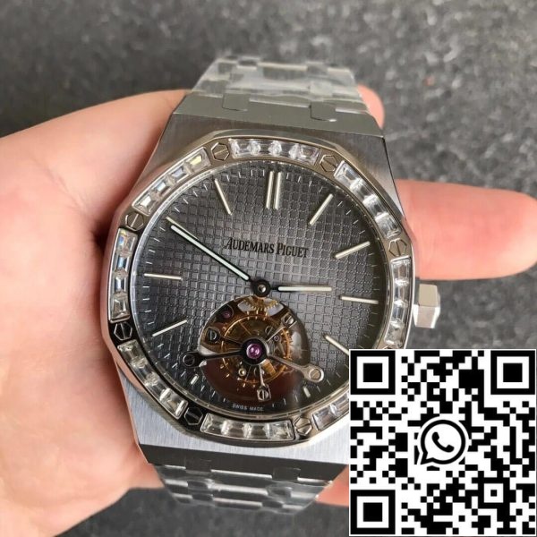 Audemars Piguet Royal Oak Tourbillon 26516PT ZZ 1220PT 01 1 1 Najboljša izdaja R8 Factory Diamond EU Watch Store 7710 Audemars Piguet Royal Oak Tourbillon 26516PT.ZZ.1220PT.01 1:1 Najboljša izdaja R8 Factory Diamond