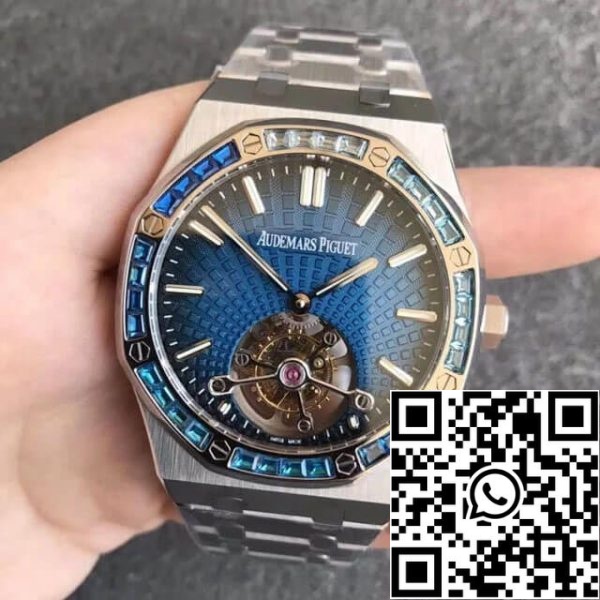 Audemars Piguet Royal Oak Tourbillon 26521PT YY 1220PT 01 1 1 Най-добро издание R8 Factory Diamond Bezel EU Watch Store 1931 Audemars Piguet Royal Oak Tourbillon 26521PT.YY.1220PT.01 1:1 Най-добро издание R8 Factory Diamond Bezel