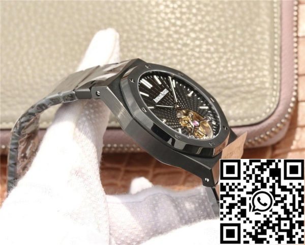 Audemars Piguet Royal Oak Tourbillon 26522CE OO 1225CE 01 1 1 Beste Editie R8 Fabriek Zwart Keramiek EU-Horlogewinkel 9218 Audemars Piguet Royal Oak Tourbillon 26522CE.OO.1225CE.01 1:1 Beste Editie R8 Fabriek Zwart Keramiek