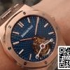 Audemars Piguet Royal Oak Tourbillon 26522OR OO 1220OR 01 1 1 Najboljša izdaja JF Factory Blue Dial EU Watch Store 1588 Audemars Piguet Royal Oak Tourbillon 26522OR.OO.1220OR.01 1:1 Najboljša izdaja JF Factory Blue Dial