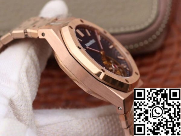 Audemars Piguet Royal Oak Tourbillon 26522OR OO 1220OR 01 1 1 Най-добро издание JF Factory Blue Dial EU Watch Store 4865 Audemars Piguet Royal Oak Tourbillon 26522OR.OO.1220OR.01 1:1 Най-добро издание JF Factory Blue Dial