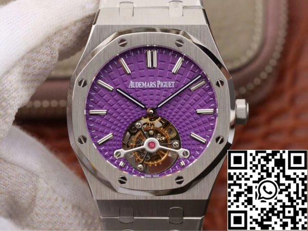 Audemars Piguet Royal Oak Tourbillon 26522ST OO 1220ST 01 1 1 Най-добро издание JF Factory Stainless Steel EU Watch Store 7123 Audemars Piguet Royal Oak Tourbillon 26522ST.OO.1220ST.01 1:1 Най-добро издание JF Factory Stainless Steel