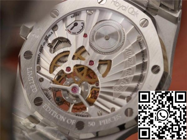 Audemars Piguet Royal Oak Tourbillon 26522ST OO 1220ST 01 R8 Factory 1 1 Best Edition Swiss Tourbillon Purple Dial EU kellokauppa 5214 Audemars Piguet Royal Oak Tourbillon 26522ST.OO.1220ST.01 R8 Factory 1:1 Best Edition Swiss Tourbillon Purple Dial