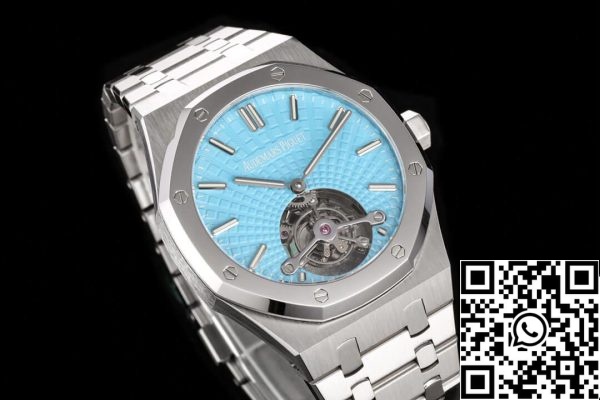 Audemars Piguet Royal Oak Tourbillon 26530PT OO 1220PT 01 1 1 Best Edition R8 Factory Blue Dial US Replica Watch 9291 Audemars Piguet Royal Oak Tourbillon 26530PT.OO.1220PT.01 1:1 Best Edition R8 Factory Blue Dial