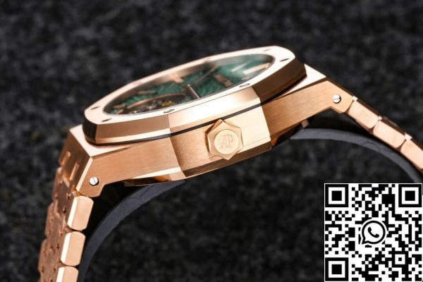 Audemars Piguet Royal Oak Tourbillon 26533OR OO 1220OR 01 1 1 Лучшее издание R8 Завод Зеленый Циферблат США Реплика Смотреть 5429 Audemars Piguet Royal Oak Tourbillon 26533OR.OO.1220OR.01 1:1 Лучшее издание R8 Завод Зеленый Циферблат