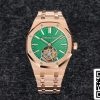 Audemars Piguet Royal Oak Tourbillon 26533OR OO 1220OR 01 1 1 Best Edition R8 Factory Green Dial US Replica Watch 9755 Audemars Piguet Royal Oak Tourbillon 26533OR.OO.1220OR.01 1:1 Best Edition R8 Factory Green Dial