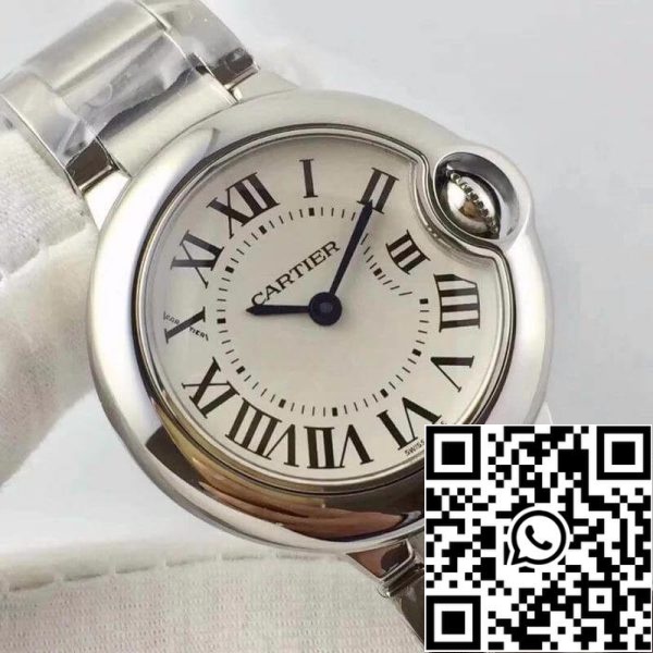 Ballon Bleu De Cartier 28 W69010Z4 V6 Factory 1:1 Best Edition Swiss Ronda Quartz US Replica Zegarek 3628 Ballon Bleu De Cartier 28 W69010Z4 V6 Factory 1:1 Best Edition Swiss Ronda Quartz