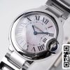 Ballon Bleu De Cartier 28MM 1 1 Best Edition AF Factory gyöngyház anyanyelvű számlap US Replica Watch 7730 Ballon Bleu De Cartier 28MM 1:1 Best Edition AF Factory gyöngyház anyanyelvű számlap