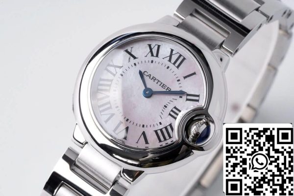 Ballon Bleu De Cartier 28MM 1 1 Best Edition AF Factory Mother Of Pearl Dial US Replica Watch 7730 Ballon Bleu De Cartier 28MM 1:1 Best Edition AF Factory Mother-Of-Pearl Dial