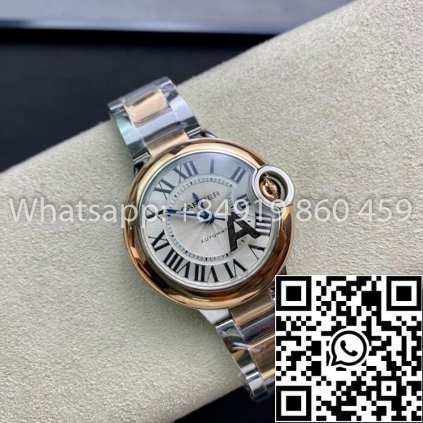 Ballon Bleu De Cartier 28MM W3BB0005 1 1 Melhor Edição V6 Fábrica Mostrador de Diamante EUA Réplica Relógio 740 Ballon Bleu De Cartier 28MM W3BB0005 1:1 Melhor Edição V6 Fábrica Mostrador de Diamante