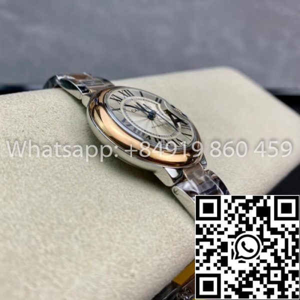 Ballon Bleu De Cartier 28MM W3BB0005 1 1 Najboljša izdaja V6 Factory Diamond Dial ZDA replika Watch 8076 Ballon Bleu De Cartier 28MM W3BB0005 1: 1 Best Edition V6 Factory Diamond Dial