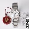 Ballon Bleu De Cartier 28MM W4BB0015 1 1 Най-доброто издание AF Factory White Dial САЩ реплика часовник 182 Ballon Bleu De Cartier 28MM W4BB0015 1: 1 Най-доброто издание AF Factory White Dial