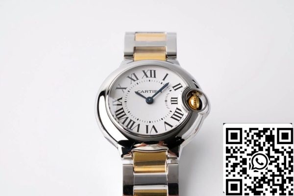 Ballon Bleu De Cartier 28MM W69007Z3 1 1 Лучшее издание AF завода белый циферблат США Реплика часы 471 Ballon Bleu De Cartier 28MM W69007Z3 1:1 Лучшее издание AF завода белый циферблат