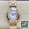 Ballon Bleu De Cartier 28MM WGBB0007 1 1 Best Edition V6 Factory bela izbira ZDA replika Watch 2739 Ballon Bleu De Cartier 28MM WGBB0007 1: 1 Best Edition V6 Factory bela izbira