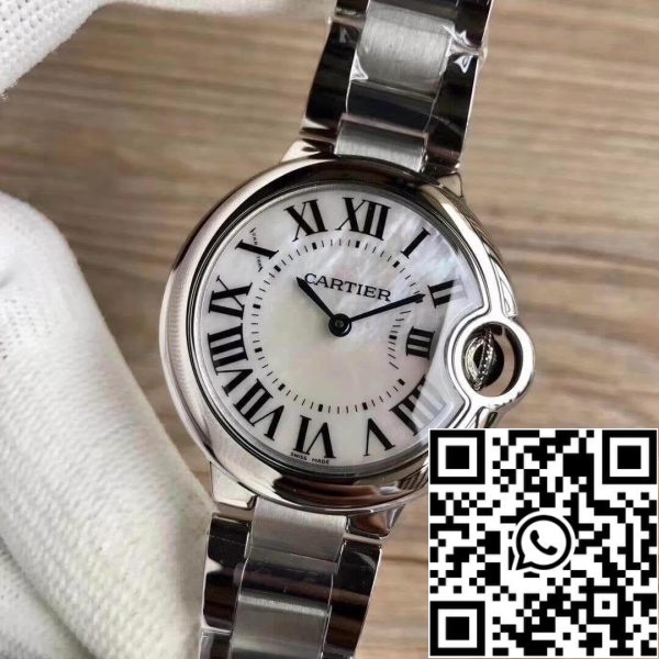 Ballon Bleu De Cartier 33 W6920084 V6 Factory 1 1 Beste Edition Schweizer Ronda Quartz US Replica Uhr 3773 Ballon Bleu De Cartier 33 W6920084 V6 Factory 1:1 Beste Edition Schweizer Ronda Quartz