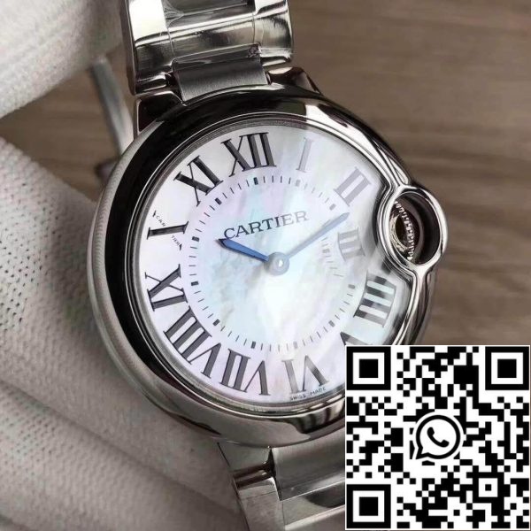 Ballon Bleu De Cartier 33 W6920084 V6 Factory 1 1 Best Edition Swiss Ronda Quartz US Replica Watch 7508 Ballon Bleu De Cartier 33 W6920084 V6 Factory 1:1 Best Edition Swiss Ronda Quartz