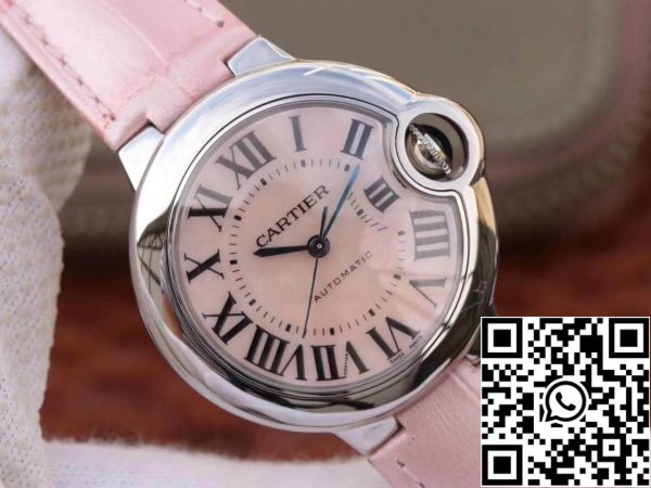 Ballon Bleu De Cartier 33 WSBB0002 V6 Factory 1 1 Best Edition Swiss ETA076 US Replica Watch 1409 Ballon Bleu De Cartier 33 WSBB0002 V6 Factory 1:1 Best Edition Swiss ETA076