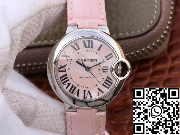 Ballon Bleu De Cartier 33 WSBB0002 V6 Factory 1 1 Best Edition Swiss ETA076 US Replica Watch 5213 Ballon Bleu De Cartier 33 WSBB0002 V6 Factory 1:1 Best Edition Swiss ETA076