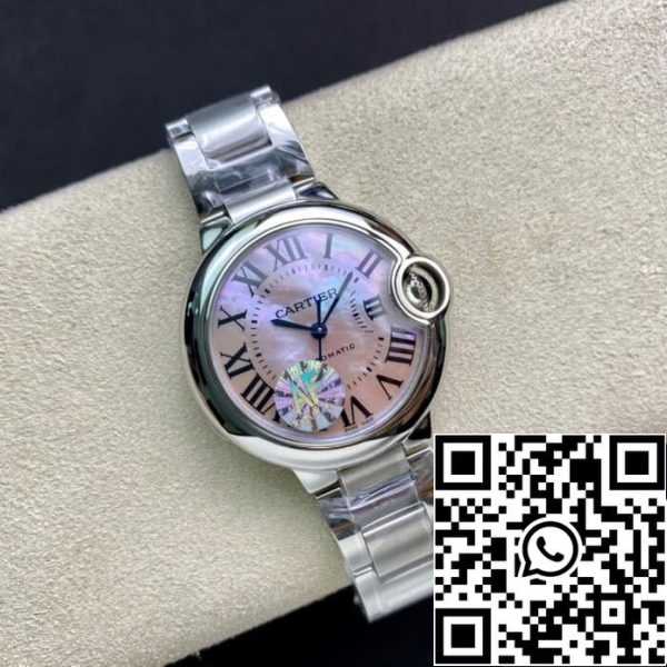 Ballon Bleu De Cartier 33MM 1 1 Best Edition AF Factory Mother of pearl Dial US Replica Watch 2643 Ballon Bleu De Cartier 33MM 1:1 Best Edition AF Factory Mother-of-pearl Dial