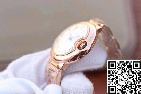 Ballon Bleu De Cartier 33MM W6920068 V9 Fabrik 1 1 Beste Edition Schweizer ETA2671 Rosegold US Replica Uhr 8811 Ballon Bleu De Cartier 33MM W6920068 V9 Fabrik 1:1 Beste Edition Schweizer ETA2671 Rosegold