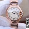 Ballon Bleu De Cartier 33MM W6920068 V9 Fábrica 1 1 Mejor Edición Suiza ETA2671 Rosegold EE.UU. Reloj Replica 8844 Ballon Bleu De Cartier 33MM W6920068 V9 Fábrica 1 1 Mejor Edición Suiza ETA2671 Rosegold