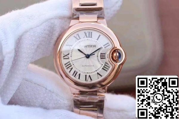 Ballon Bleu De Cartier 33MM W6920068 V9 Factory 1 1 Best Edition Swiss ETA2671 Rosegold US Replica Watch 8844 Ballon Bleu De Cartier 33MM W6920068 V9 Factory 1 1:1 Best Edition Swiss ETA2671 Rosegold