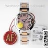 Ballon Bleu De Cartier 33MM W6920070 1 1 Mejor Edición AF Factory Esfera Rosa US Reloj Replica 5297 Ballon Bleu De Cartier 33MM W6920070 1:1 Mejor Edición AF Factory Esfera Rosa