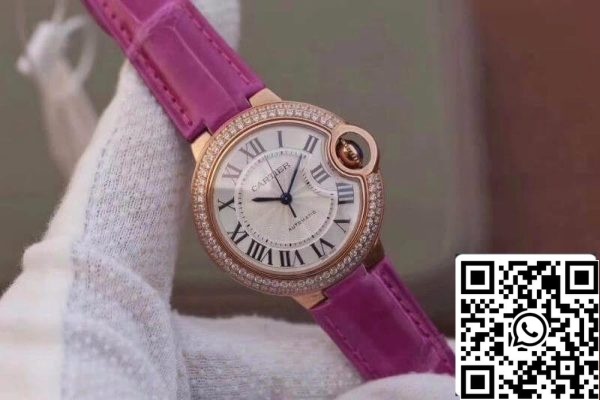 Ballon Bleu De Cartier 33MM WE902066 V9 Factory 1 1 Best Edition Swiss ETA2671 US Réplica Relógio 7186 Ballon Bleu De Cartier 33MM WE902066 V9 Factory 1:1 Best Edition Swiss ETA2671