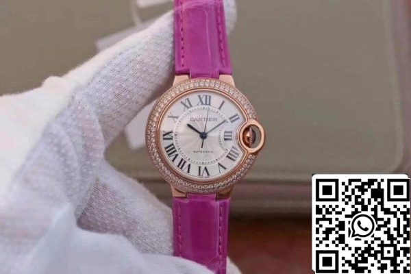 Ballon Bleu De Cartier 33MM WE902066 V9 Factory 1 1 Best Edition Swiss ETA2671 US Réplica Relógio 939 Ballon Bleu De Cartier 33MM WE902066 V9 Factory 1:1 Best Edition Swiss ETA2671