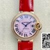 Ballon Bleu De Cartier 33MM WJBB0033 1 1 Mejor Edición 3K Fábrica Correa Roja EE.UU. Reloj Replica 9446 Ballon Bleu De Cartier 33MM WJBB0033 1 1 Mejor Edición 3K Fábrica Correa Roja