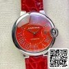 Ballon Bleu De Cartier 36MM 1:1 Best Edition 3K Factory Red Dial US Replica óra 1219 Ballon Bleu De Cartier 36MM 1:1 Best Edition 3K Factory Red Dial