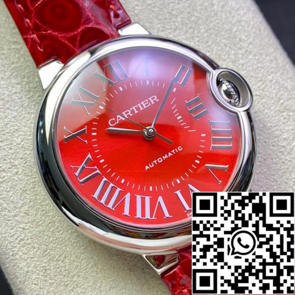 Ballon Bleu De Cartier 36MM 1 1 Best Edition 3K Factory Red Dial Replica Orologio 1680 Ballon Bleu De Cartier 36MM 1:1 Best Edition 3K Factory Red Dial