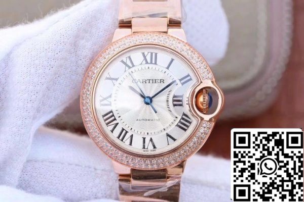 Ballon Bleu De Cartier 36MM WE902064 V9 Fabbrica 1 1 Migliore Edizione Svizzera ETA2824 2 Replica Orologio 3602 Ballon Bleu De Cartier 36MM WE902064 V9 Fabbrica 1:1 Migliore Edizione Svizzera ETA2824-2