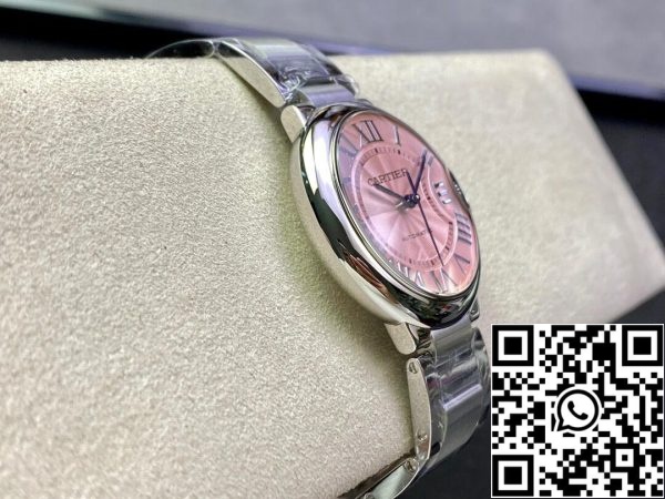 Ballon Bleu De Cartier 36MM WSBB0007 1 1 Melhor Edição 3K Fábrica Mostrador Rosa EUA Réplica Relógio 1926 Ballon Bleu De Cartier 36MM WSBB0007 1:1 Melhor Edição 3K Fábrica Mostrador Rosa