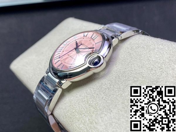 Ballon Bleu De Cartier 36MM WSBB0007 1 1 Best Edition 3K Factory Pink Dial US Replica Watch 861 Ballon Bleu De Cartier 36MM WSBB0007 1:1 Best Edition 3K Factory Pink Dial