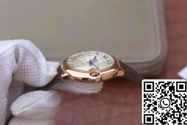 Ballon Bleu De Cartier 42 WGBB0017 V9 Factory 1 1 Best Edition Swiss ETA2824 2 Rosegold τυλιγμένο ασημένιο καντράν ΗΠΑ Replica ρολόι 2177 Ballon Bleu De Cartier 42 WGBB0017 V9 Factory 1: 1 Best Edition Swiss ETA2824-2 Rosegold τυλιγμένο ασημένιο καντράν