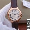 Ballon Bleu De Cartier 42 WGBB0017 V9 Factory 1 1 Best Edition svájci ETA2824 2 Rosegold Wrapped Silver Dial US Replica Watch 4952 Ballon Bleu De Cartier 42 WGBB0017 V9 Factory 1:1 Best Edition svájci ETA2824-2 Rosegold Wrapped Silver Dial